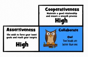 MDL044 - EN - Conflict Mode Instrument - 02 - Collaborate - Owl1 - Matrix - Text